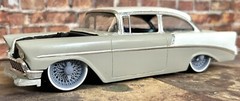 Resin 22-Scale Inch “Wire Wheels” W/Whitewall Tires, 1/24,1/25
