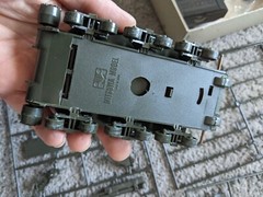 VTG 1980s MITSUWA 1:48 M40 TANK BIG SHOT MODEL KIT 953 MOTORIZED STARTED COMPLET