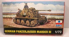 1/72 Scale German WWII Tank Hunter, Marder III, ESCI