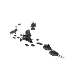 1/200/350/700 German Navy Heavy Cruiser Prinz Eugen Upgrade Set