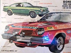 L@@K! RARE ORIGINAL VINTAGE MPC 1974 CHEVY VEGA KIT *SEALED-BAG *COMPLETE *NICE!