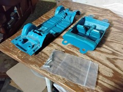 1969 Impala SS PROMO Parts , chassis & interior tub,screws chevrolet Model Car
