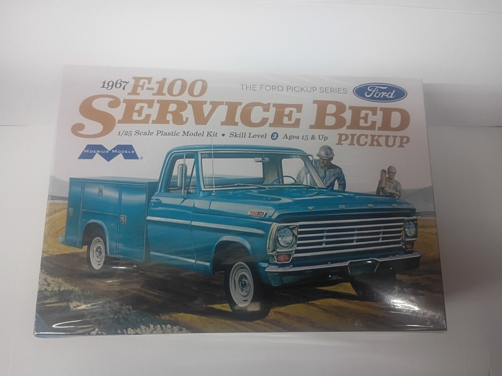 Moebius 1/25 scale MODEL KIT 1967 FORD SERVICE BED PICKUP TRUCK SEALED