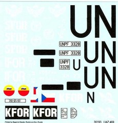 Bison Decals 1/35 Russian UAZ 469 All Terrain Vehicle