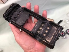 MAD DOG BatCar 1966 BATMOBILE RESIN CAST 1/24 SCALE MODEL KIT Started Paint