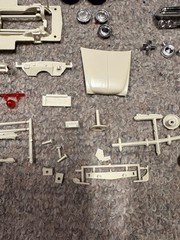 Jo-Han Plymouth Police Emergency Wagon 1:25 Model Kit #C-5100 (STARTED / READ)