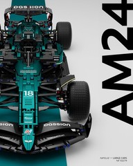 AM24 Formula 1 Racing Car Building Set, 1:8 Scale-~