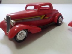 Vintage Ford coupe junk parts built model cars(please read)