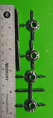 4 Wheel Disc Brakes Chrome 1965 65 Chevy Pickup Truck 1/25 Revell Model Car Part