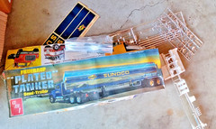 AMT Plated Tanker 1/25 scale for parts only not complete sold as parts only