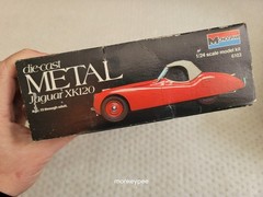 VTG 1979 Monogram 6103 Jaguar XK120 Metal Body Model Kit 1/24