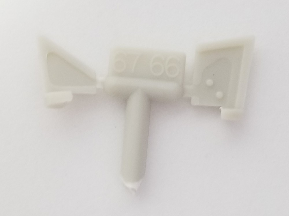 1958 Edsel Pacer FENDER BRACKETS from AMT 1:25 Model Kit 58