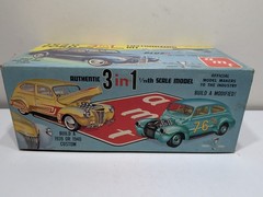 ✨VINTAGE✨ AMT 1939 1940 Ford Coupe Model Kit BOX ONLY 1/25 3in1