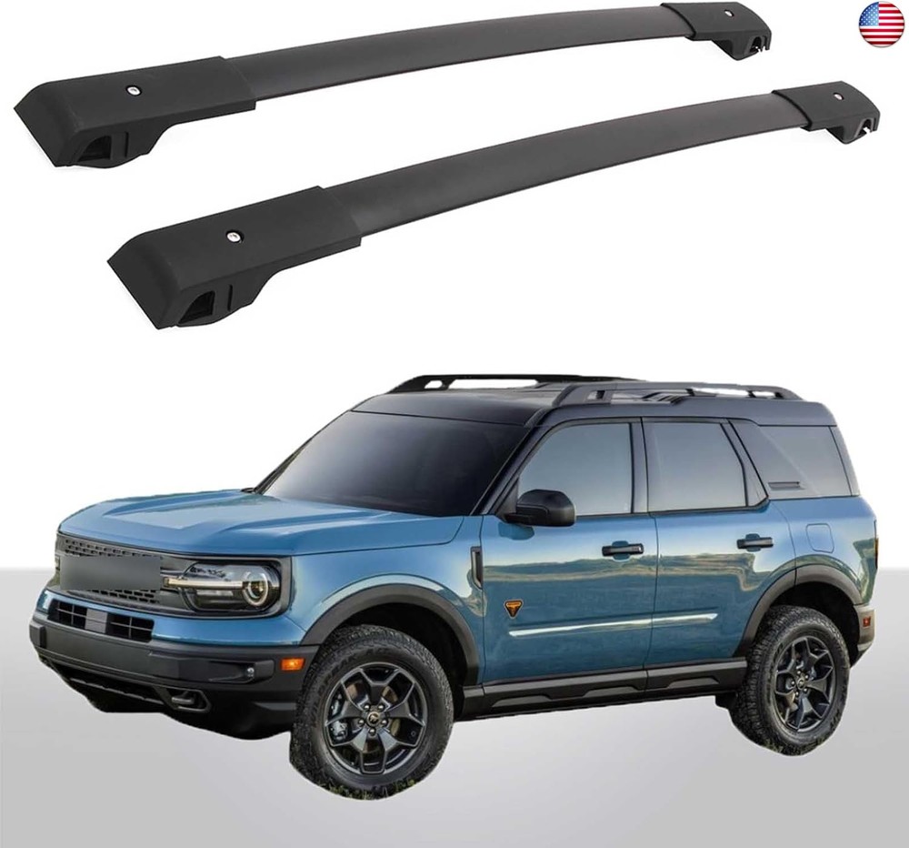 Cross Bar Roof Rack Fit for Ford Bronco Sport ON Road 2021-2023 Base &