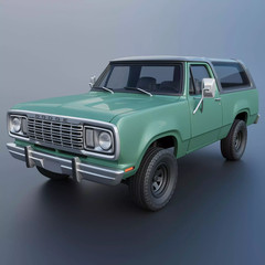 1/25 3d printed 1976 Dodge Ramcharger by Andrey Bezrodny
