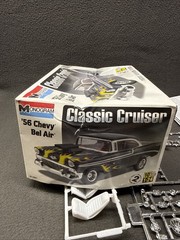 Monogram ’56 Chevy Bel Air Classic Cruiser Model Kit 1/24 Chrome Parts Headers