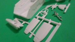 ’71 Hemi Cuda Plymouth 1/24 Model Car Part Kit Bucket Seat Interior Tub Dash