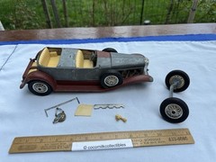 Vintage 1964 Hubley Metal Kit Model Duesenburg SJ Town Car Parts Restore Help !