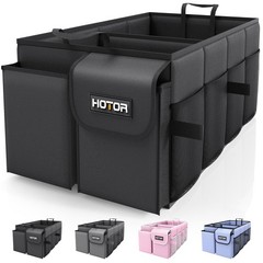 HOTOR Trunk Organizer for Car, SUV, Sedan – Foldable Storage, Durable