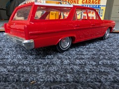 1966 RAMBLER CROSS COUNTRY WAGON RED PROMO w/ 2 Tone Interior-Exceptional Cond