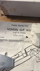 Paddy Stanley Voisin GP 1923 Laboratoire 1:43 White Metal Model Kit Vintage #23