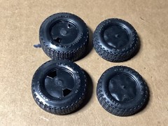 1 25 scale model parts 33 Willys Coupe Good Year Tire Set No Box