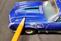 Ertl 1979 Chevrolet Blue Z28 Camaro Bonus T-Top 1/25 Scale Diecast Muscle Car