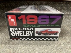 * AMT 1/25 SCALE 1967 GT-350 SHELBY PLASTIC MODEL KIT #AMT834M/12 *ST