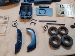 Monogram SCARAB CAN-AM RACER MODEL KIT FOR SLOT RACING Unbuilt 1/24