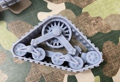 Resin Tank Track Truck wheels For Model Truck 1/24,1/25 Scale