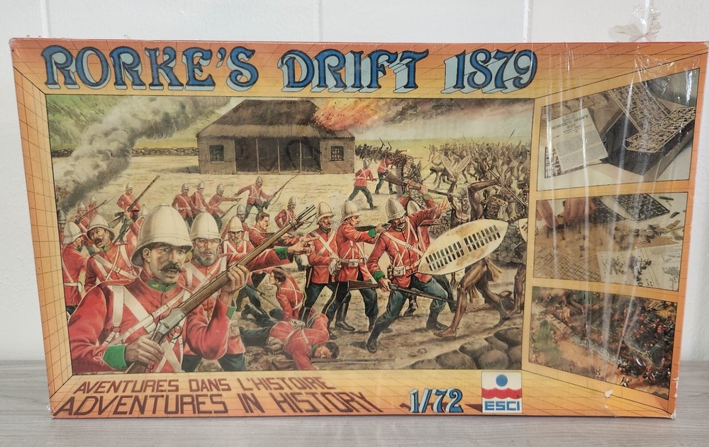 ESCI Rorkes Drift 1879 Model Kit 1/72 Adventures in History Sealed