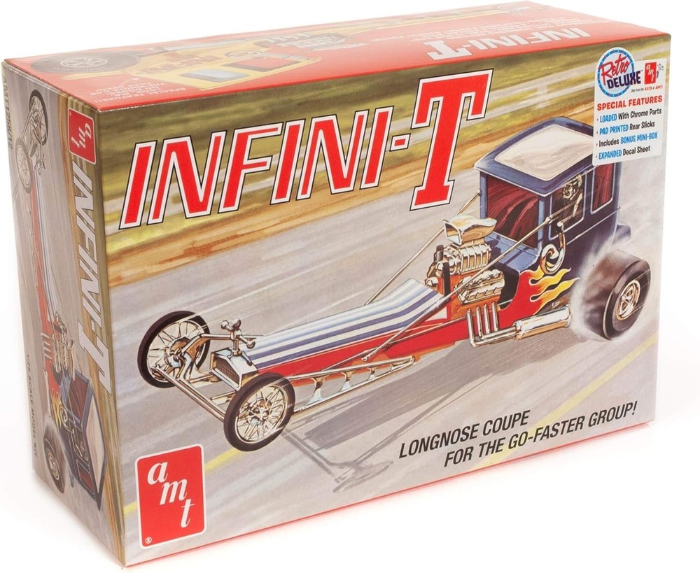 AMT 1258 Infini-T Custom Dragster 1:25 Scale Plastic Model Kit