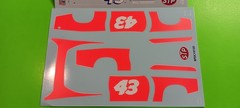 Dodge Charger Petty 43 1/25 Waterslide Decal Sheet STP NASCAR Donor Salvino Jr