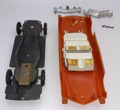 AMT TEST SHOT Promo Friction 1956 Continental Mark II 1/25 ORANGE