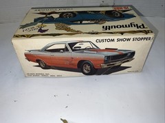 Jo-han 1969 Plymouth Roadrunner Model Car Kit Unbuilt