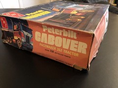 AMT RARE ORIGINAL PETERBILT PACEMAKER CABOVER 352, COMPLETE, UNBUILT, 1/25 SCALE