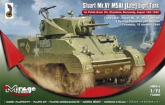 MIRAGE 726089 1:72 M5A1 (Late) ‘Stuart Mk.VI’ Light Tank 1st Polish Armd. Div.