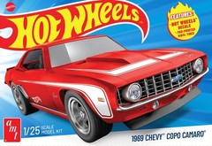 AMT Hot Wheels 1969 Chevy Camaro COPO 1/25 Scale Model Kit 427 V8 AMT1497