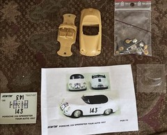 Rare Starter Porsche 356 Speedster Tour Auto 1957 Resin Kit 1:43 Car Made France