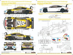 S.K. Decals SK24224 BMW M4 GT3 Intercontinental GT Challenge Spa 24Hour 2023 #98
