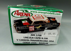 1 /43 SCALE ARENA MODELS 1954 LINCOLN CAPRI METAL CAR KIT-UNASSEMBLED