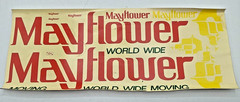 Vintage AMT Mayflower Moving Van Trailmobile 1/25 Model T514 Semi Trailer 1978