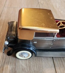 Vintage Metal Craft Pewter Finish Duesenberg 1934 S.J. Town Car Model #6493