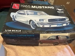 1/16 scale model Parts 65 Mustang Rear End,Driveshaft Lot Only