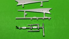 AMT 1959 Cadillac Ambulance 1/25 Ecto 1 Hearse Tail Fins Chrome Inserts Trim