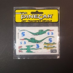New PineCar Pine Car Decals Dry Trnsfr P308 Dragonfire E120 Same Day Shipping