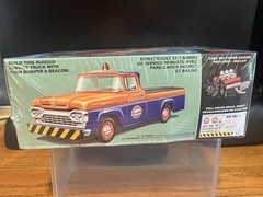 1/25 AMT 1960 FORD F-100 PICKUP W/TRAILER MODEL KIT NEW IN FACTORY PLASTIC