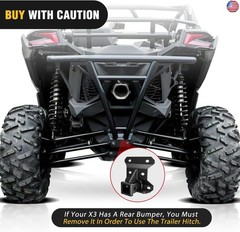 Nilight 2 Inch Rear Bumper Tow Trailer Hitch Receiver Kit Compatible for
