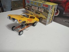 C-104:200 Vintage Johan Olds 442 Funny Car Model, No Box.