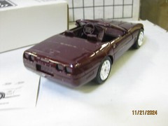 1993 Corvette Convert promo 1/25 scale, NEW IN BOX WITH ORIGINAL TISSUE & LABELS